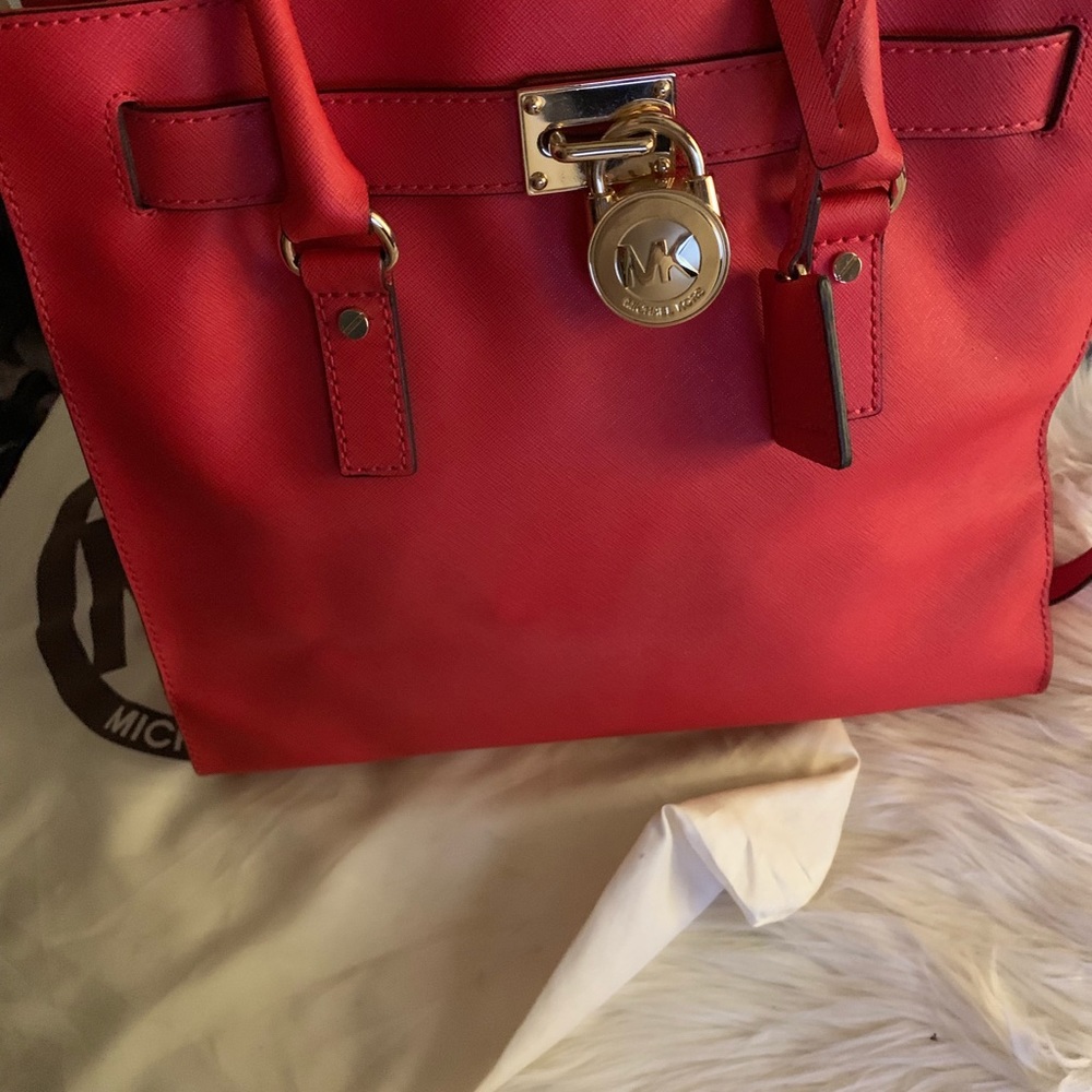 Michael Kors bag 100% authentic red orange